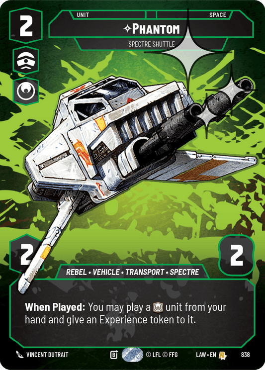 【LAW838/EN】Phantom - Spectre Shuttle(Prestige/Foil)