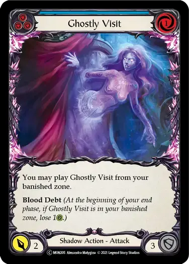【U-MON205/EN】Ghostly Visit[Blue]