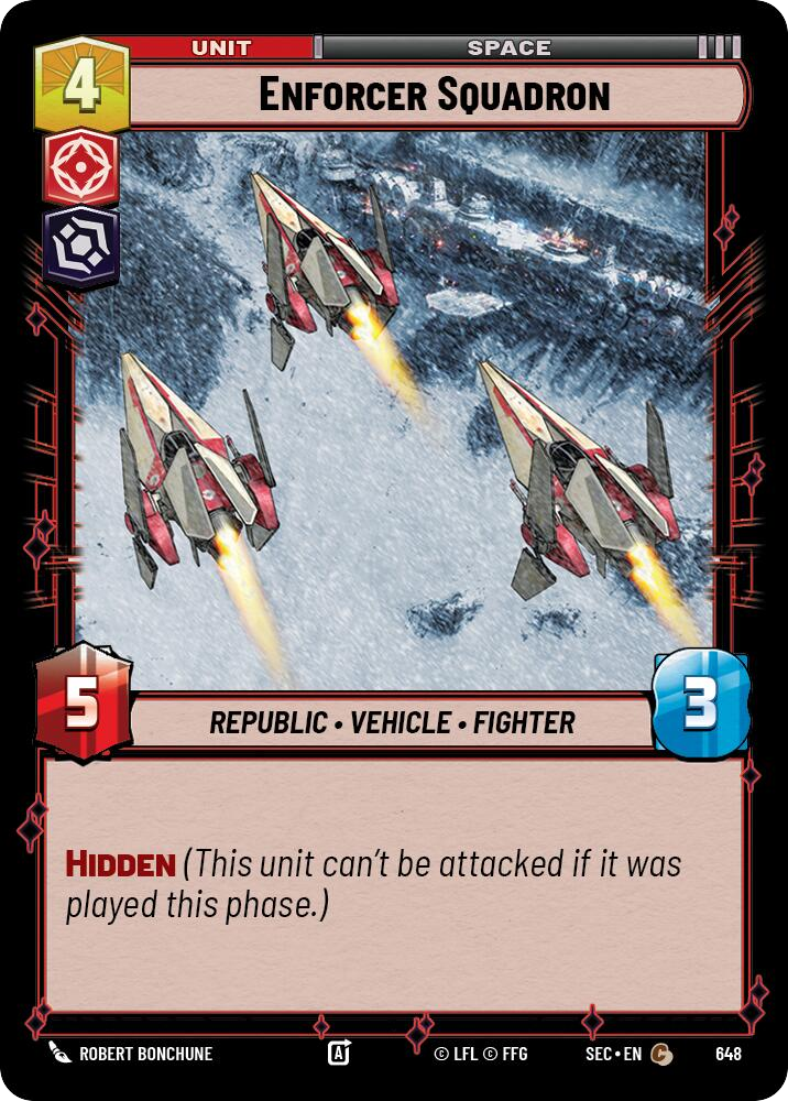 【SEC0648/EN】Enforcer Squadron (Foil)