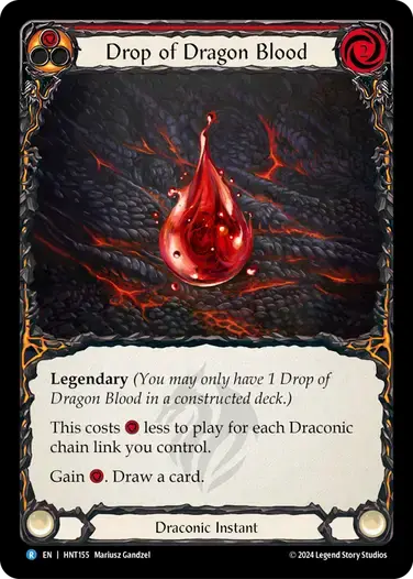 【HNT155/EN/RF】Drop of Dragon Blood/竜血の雫