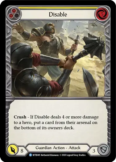【U-WTR049/EN】Disable[Yellow]