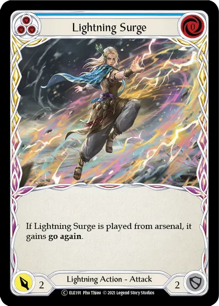 【U-ELE191/EN】Lightning Surge[Blue]