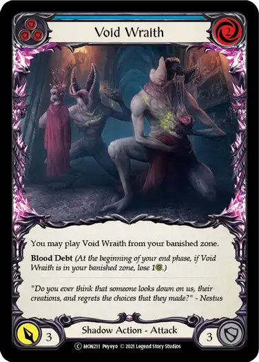【U-MON211/EN】Void Wraith[Blue]