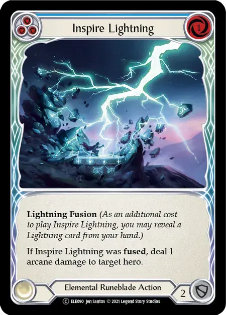 【U-ELE090/EN/RF】Inspire Lightning[Blue]