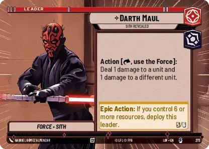 【LOF273/EN】Darth Maul - Sith Revealed(Hyperspace)