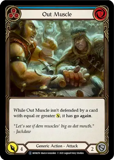 【U-MON250/EN/RF】Out Muscle[Blue]