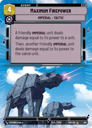 【SOR494/EN】Maximum Firepower (HYPERSPACE)