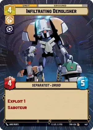 【傷あり特価】【TWI447/EN】Infiltrating Demolisher(HYPERSPACE)
