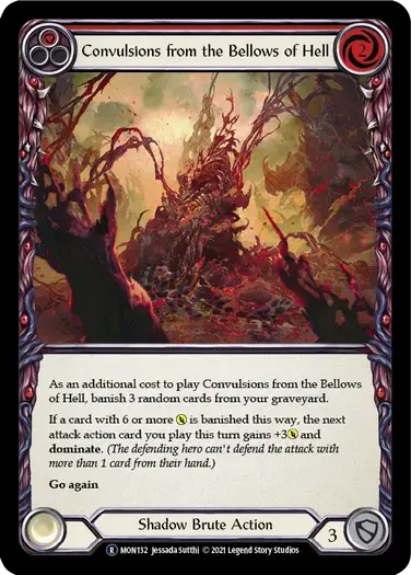 【U-MON132/EN】Convulsions from the Bellows of Hell[Red]