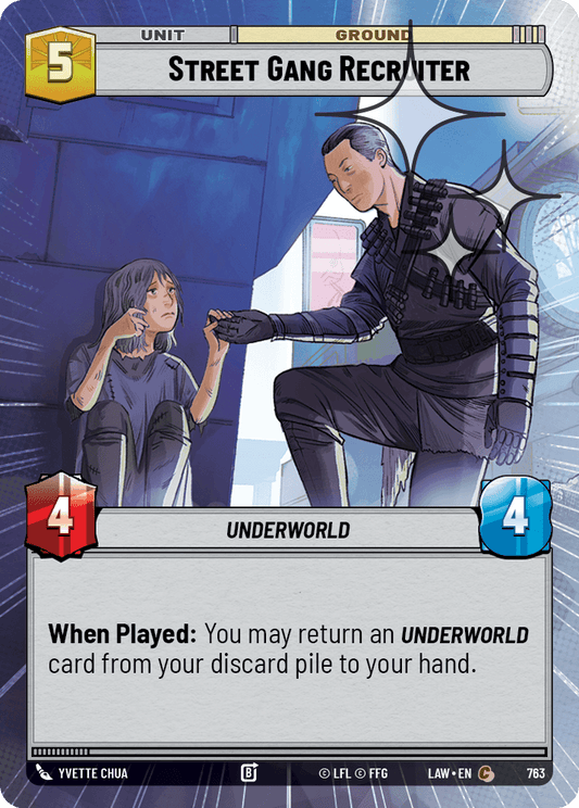 【LAW763/EN】Street Gang Recruiter (Hyperspace/Foil)