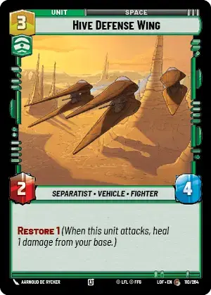 【LOF110/EN】Hive Defense Wing