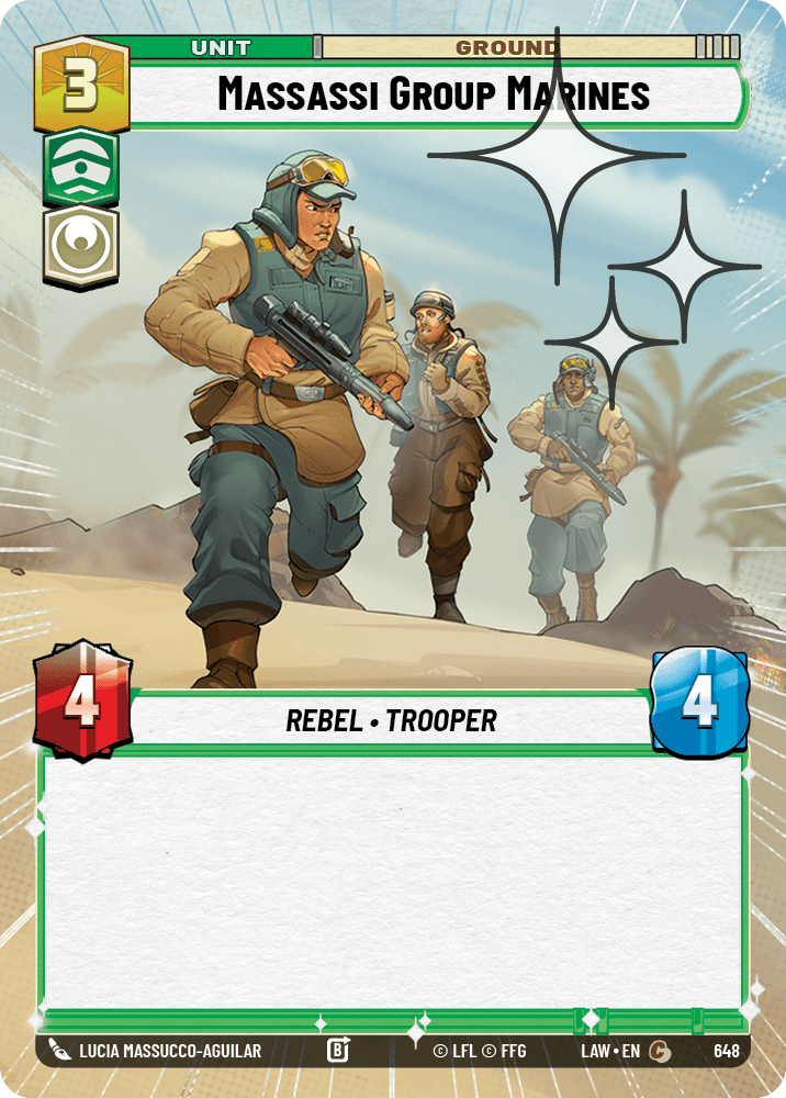 【LAW648/EN】Massassi Group Marines (Hyperspace/Foil)