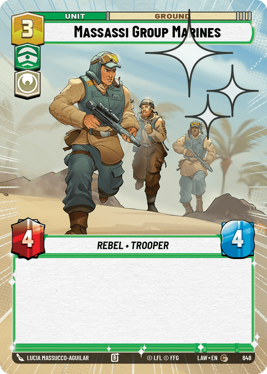 【LAW648/EN】Massassi Group Marines (Hyperspace/Foil)