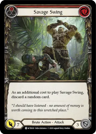 【U-WTR020/EN】Savage Swing[Red]