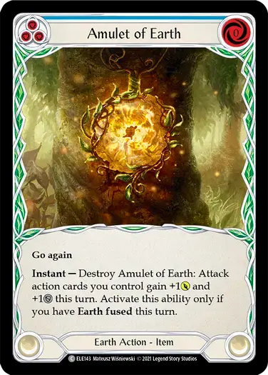【ELE143/EN】Amulet of Earth