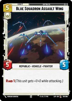 【LOF251/EN】Blue Squadron Assault Wing