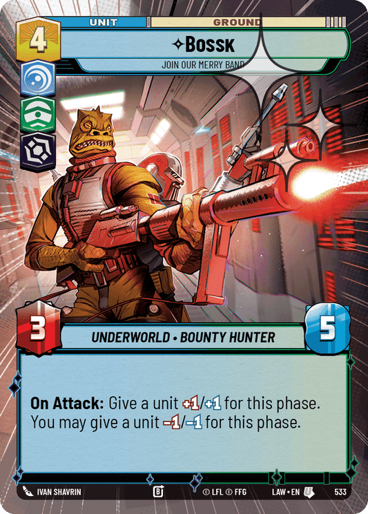 【LAW533/EN】Bossk - Join Our Merry Band (Hyperspace/Foil)