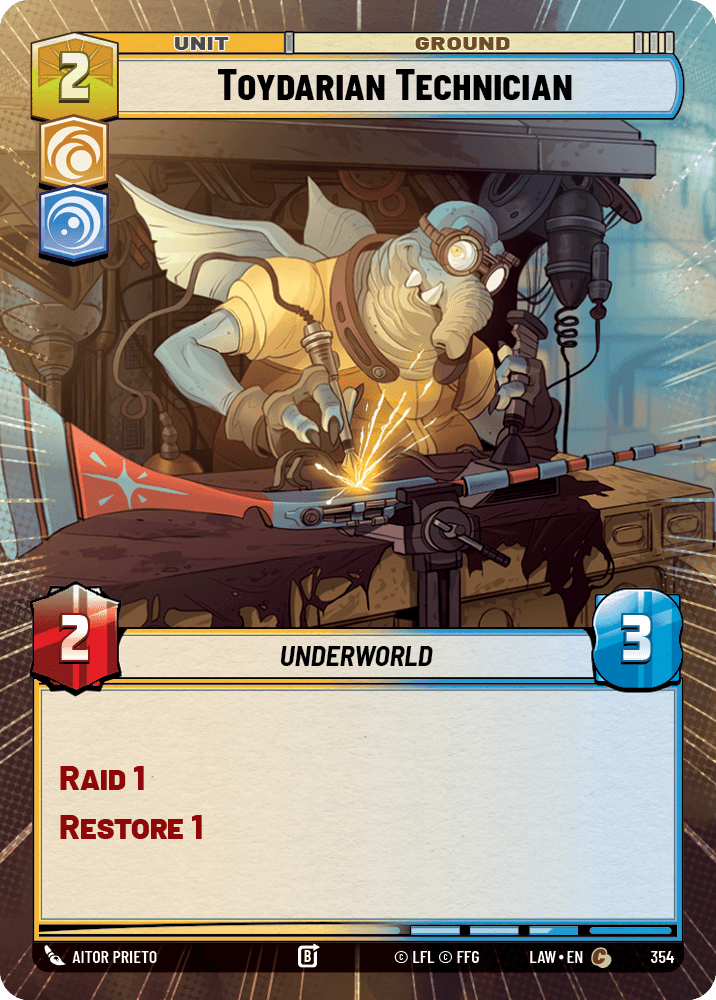 【LAW354/EN】Toydarian Technician (Hyperspace)