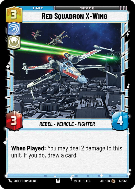 【JTL549/EN】Red Squadron X-Wing(Foil)