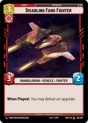 【SOR162/EN】Disabling Fang Fighter(FOIL)