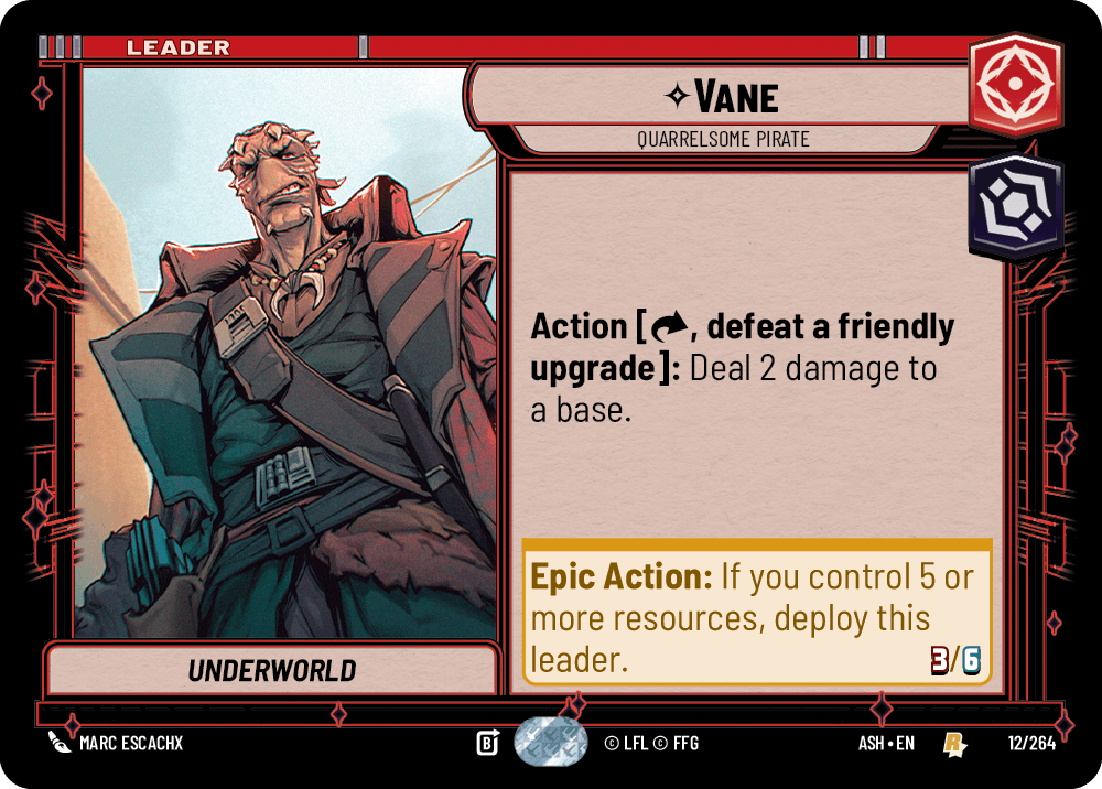 【ASH012/EN】Vane - Quarrelsome Pirate