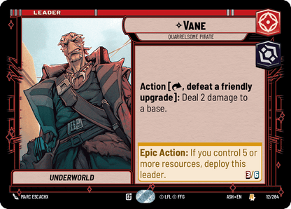 【ASH012/EN】Vane - Quarrelsome Pirate