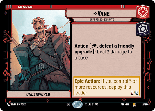 【ASH012/EN】Vane - Quarrelsome Pirate