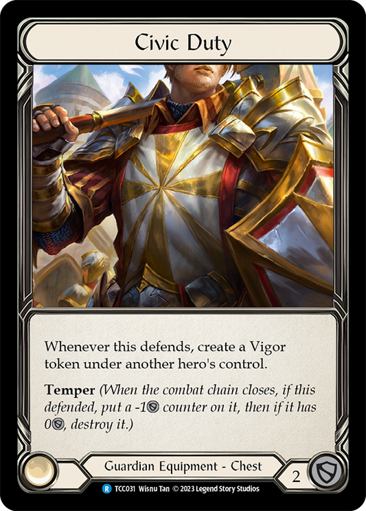 【TCC031/EN】Civic Duty