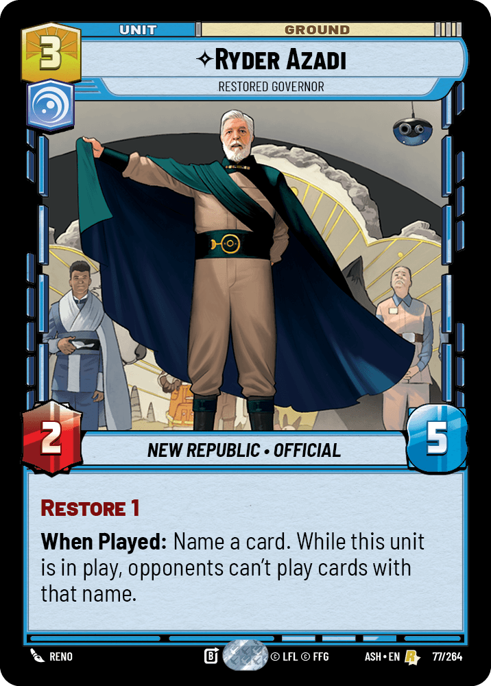 【ASH077/EN】Ryder Azadi - Restored Governor