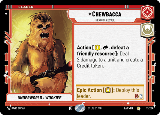 【LAW013/EN】Chewbacca - Hero of Kessel