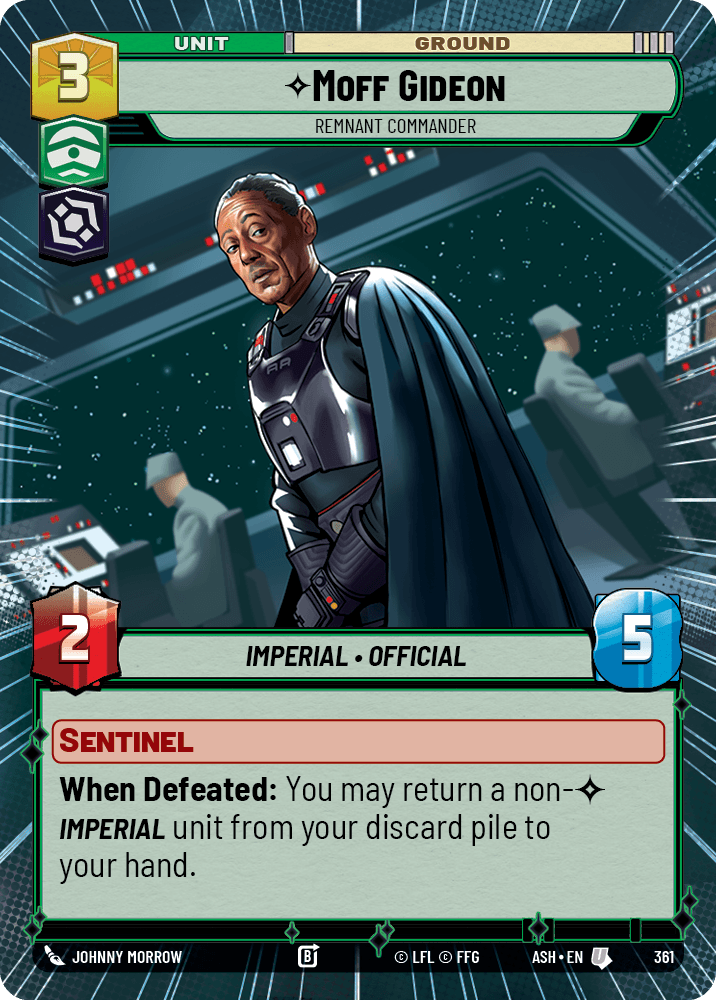 【ASH361/EN】Moff Gideon - Remnant Commander (Hyperspace)