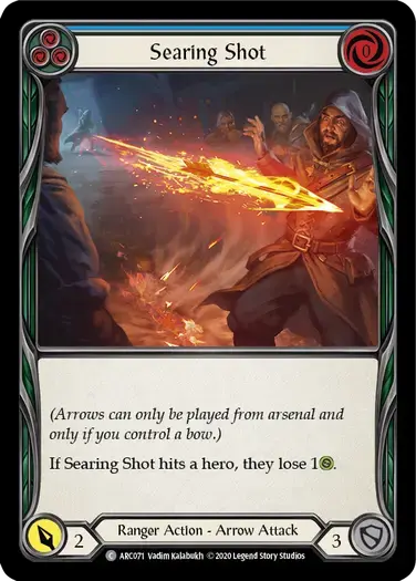 【U-ARC071/EN】Searing Shot[Blue]