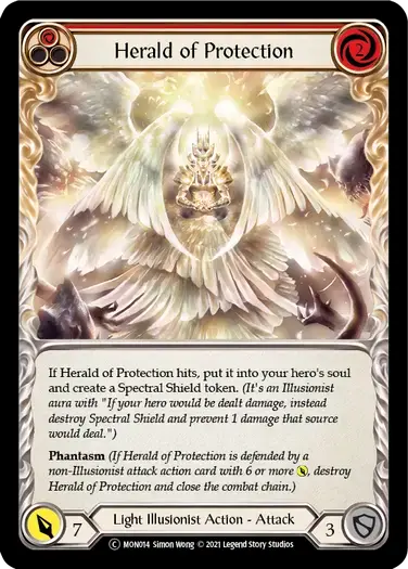 【U-MON014/EN】Herald of Protection[Red]