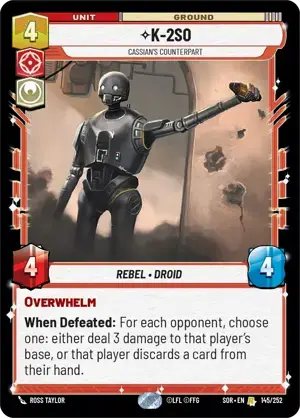 【SOR145/EN】K-2SO - Cassian's Counterpart(FOIL)