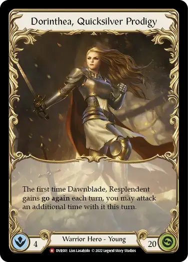 【傷あり特価】【DVR001/EN/CF】Dorinthea, Quicksilver Prodigy
