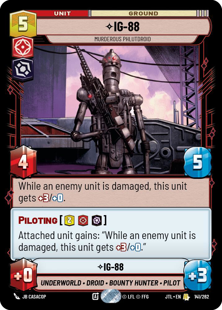 【JTL639/EN】IG-88 - Murderous Phlutdroid(Foil)