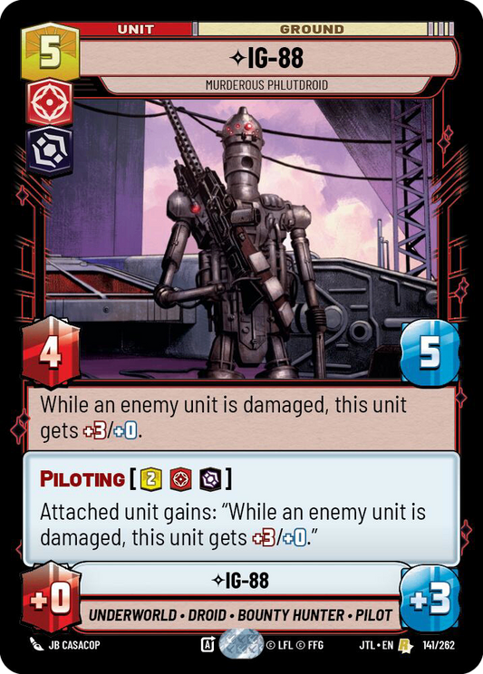 【JTL639/EN】IG-88 - Murderous Phlutdroid(Foil)