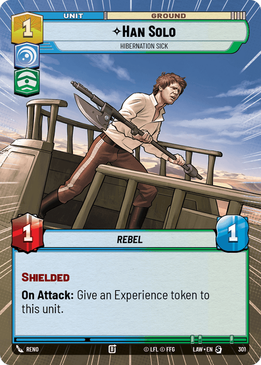 【LAW301/EN】Han Solo - Hibernation Sick (Hyperspace)