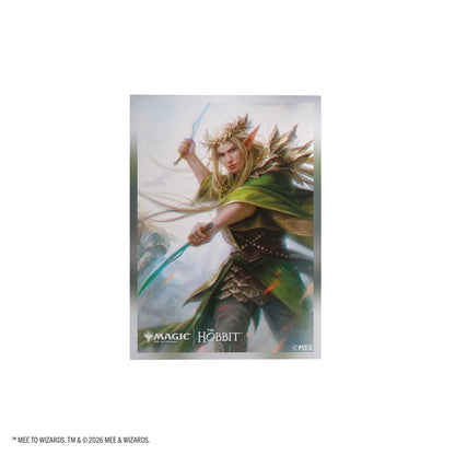 【GAMEGENIC】Magic: The Gathering | The Hobbit Premium Art Sleeves - Thranduil, Sindarin Liege※配送方法はゆうパックをご選択ください