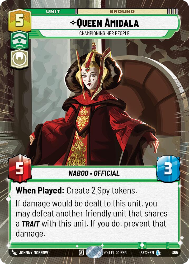 【SEC0365/EN】Queen Amidala - Championing Her People (Hyperspace)
