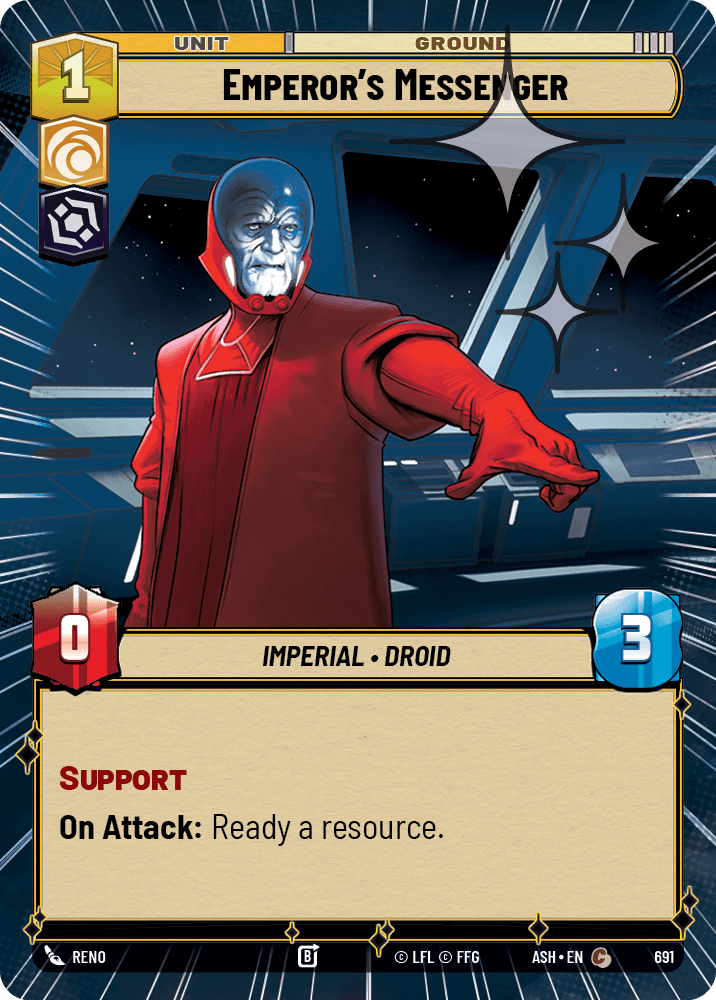 【ASH691/EN】Emperor's Messenger (Hyperspace/Foil)