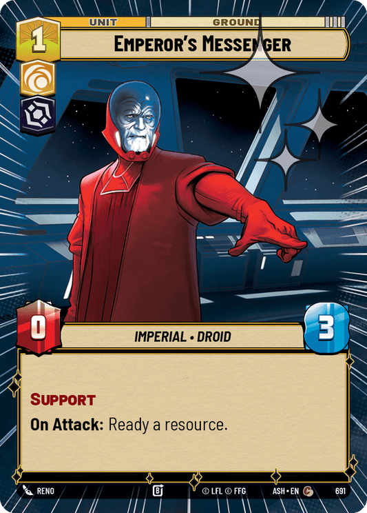 【ASH691/EN】Emperor's Messenger (Hyperspace/Foil)