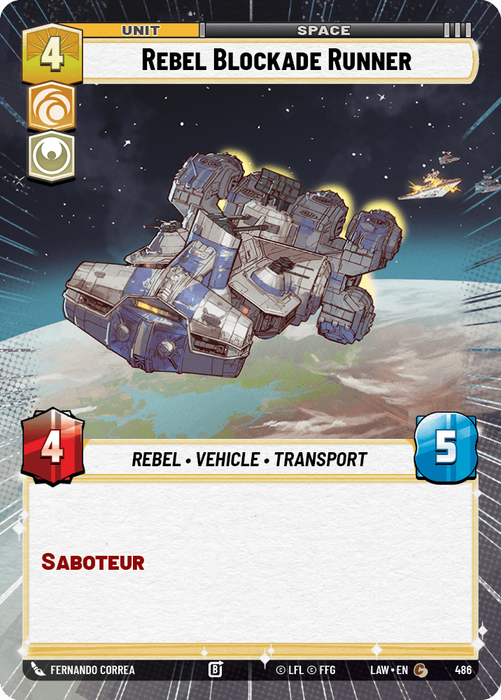【LAW486/EN】Rebel Blockade Runner (Hyperspace)