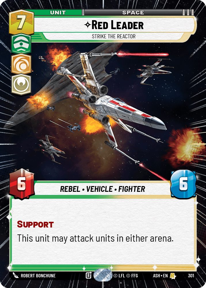 【ASH301/EN】Red Leader - Strike the Reactor (Hyperspace)