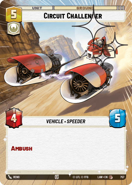 【LAW757/EN】Circuit Challenger (Hyperspace/Foil)