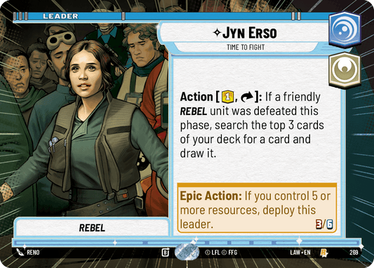 【LAW269/EN】Jyn Erso - Time to Fight (Hyperspace)