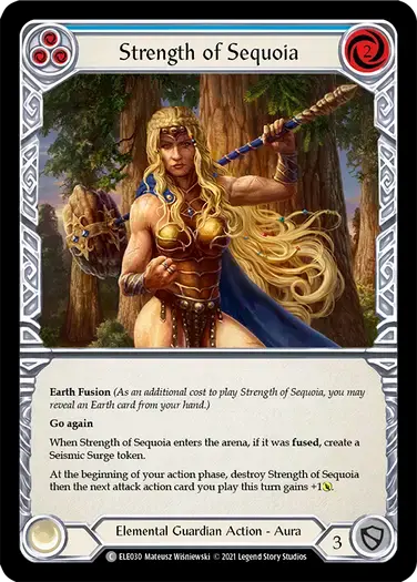 【ELE030/EN】Strength of Sequoia[Blue]