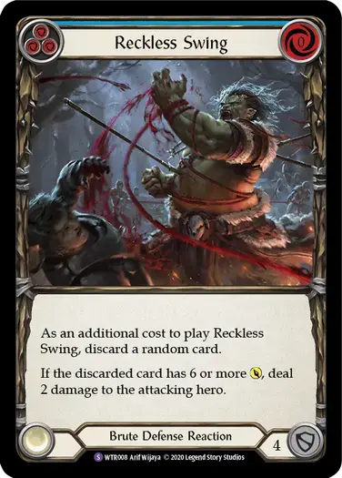 【U-WTR008/EN】Reckless Swing