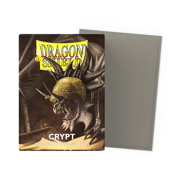 【Dragon Shield】Matte Dual - CRYPT(スタンダードサイズ/100枚入り)※配送方法はゆうパックをご選択ください