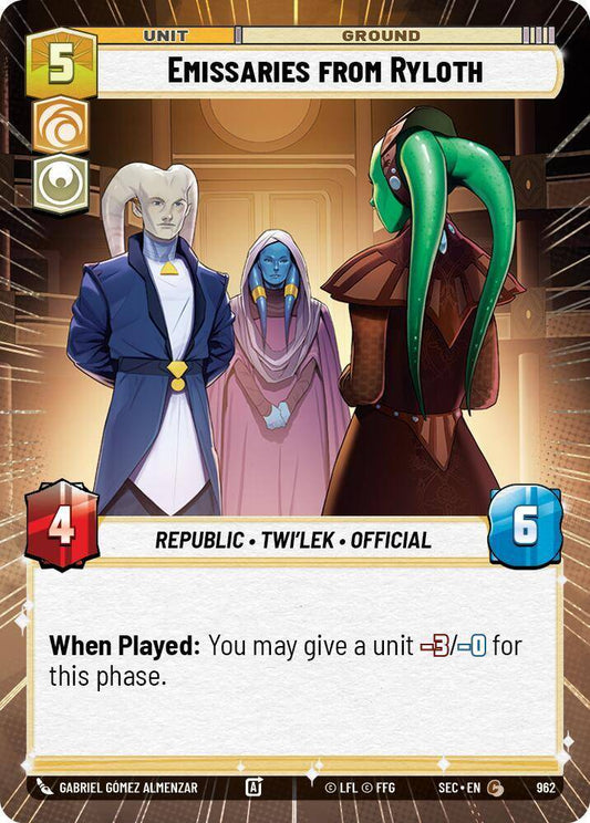 【SEC0962/EN】Emissaries from Ryloth (Hyperspace/Foil)
